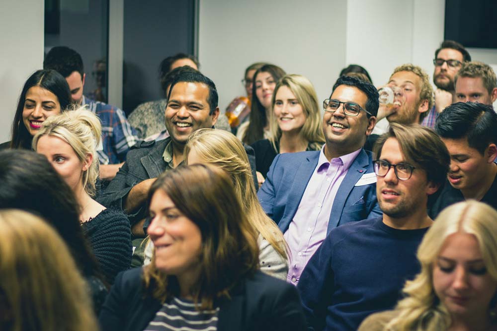 People in a business conference meeting