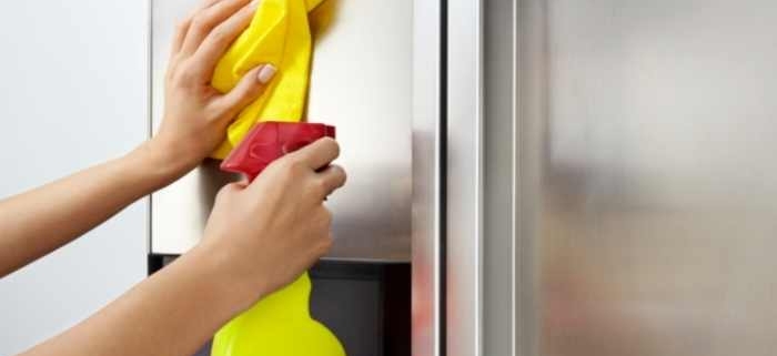 stainless steel appliance cleaning